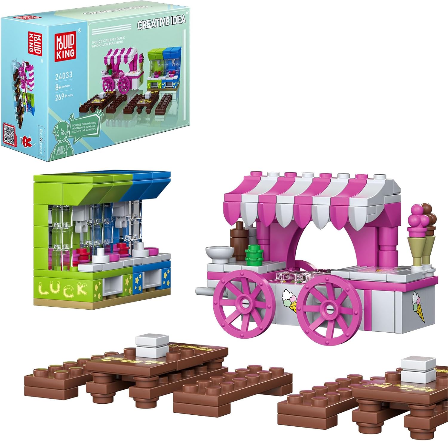 Eis-Creme Truck und Claw Machine Eis-Creme Truck und Claw Machine