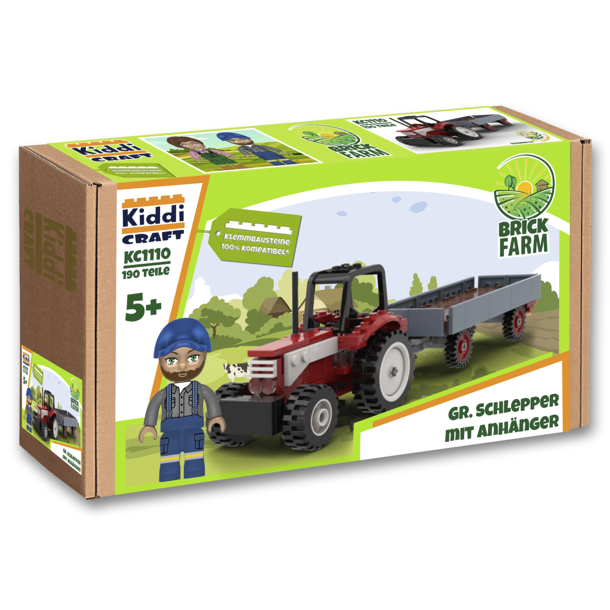 Großer Schlepper mit Anhänger Großer Schlepper mit Anhänger