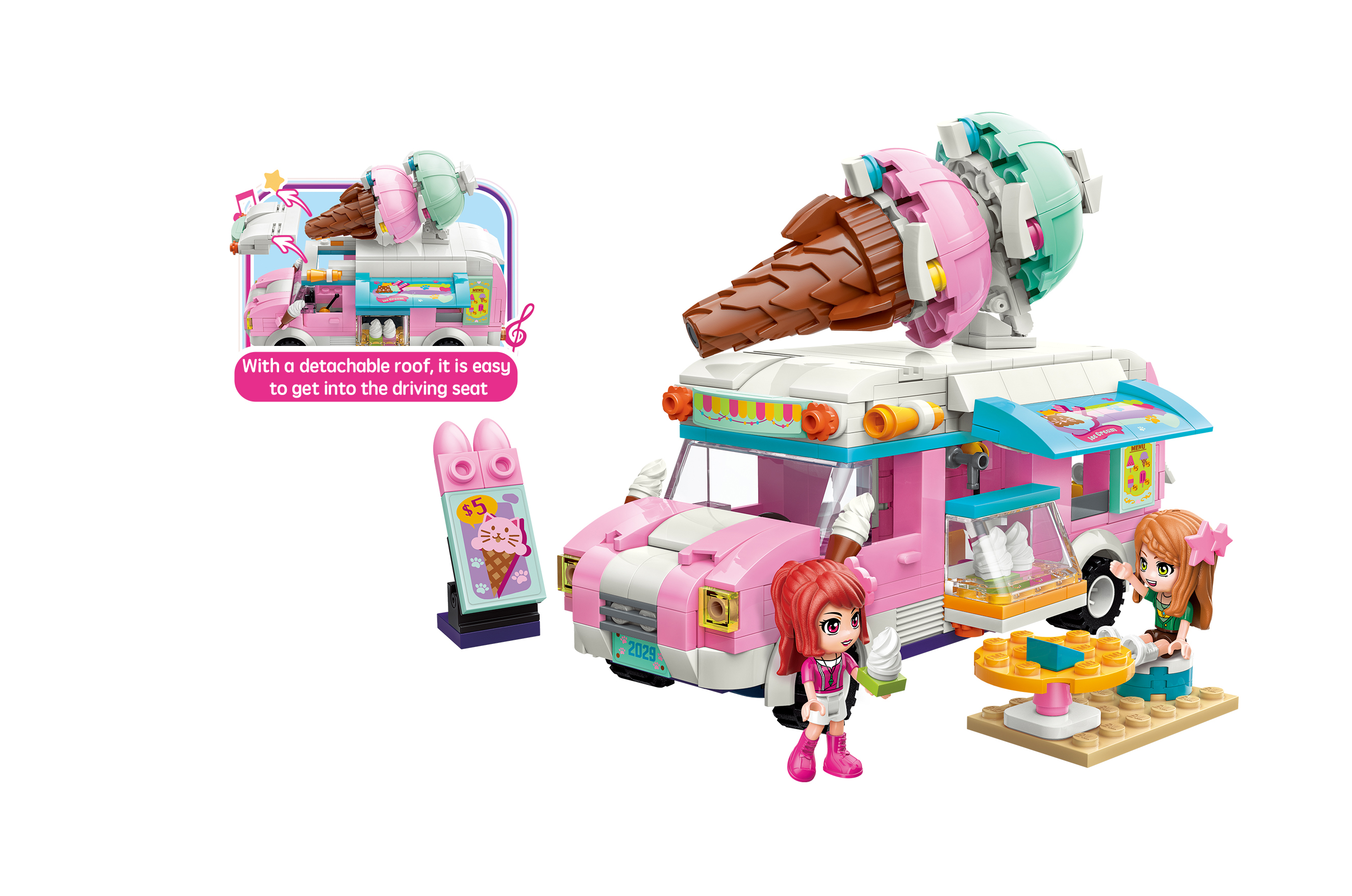 Pink Ice-cream Van Pink Ice-cream Van