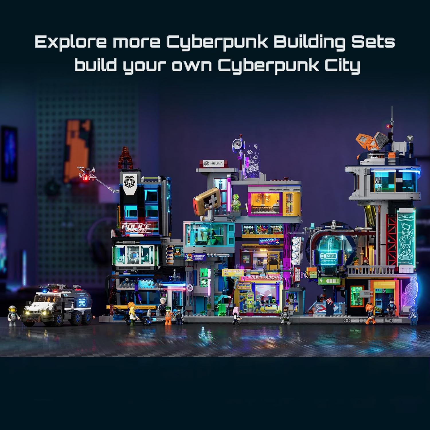 Cyberpunk Police HQ