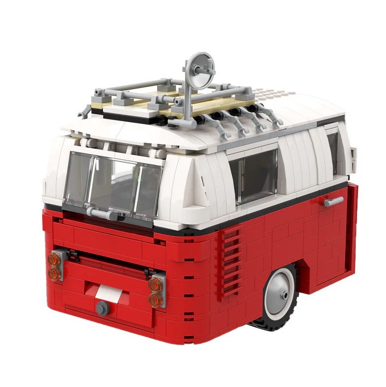 MOC Caravan / Camping Trailer For 10220 T1 Bus