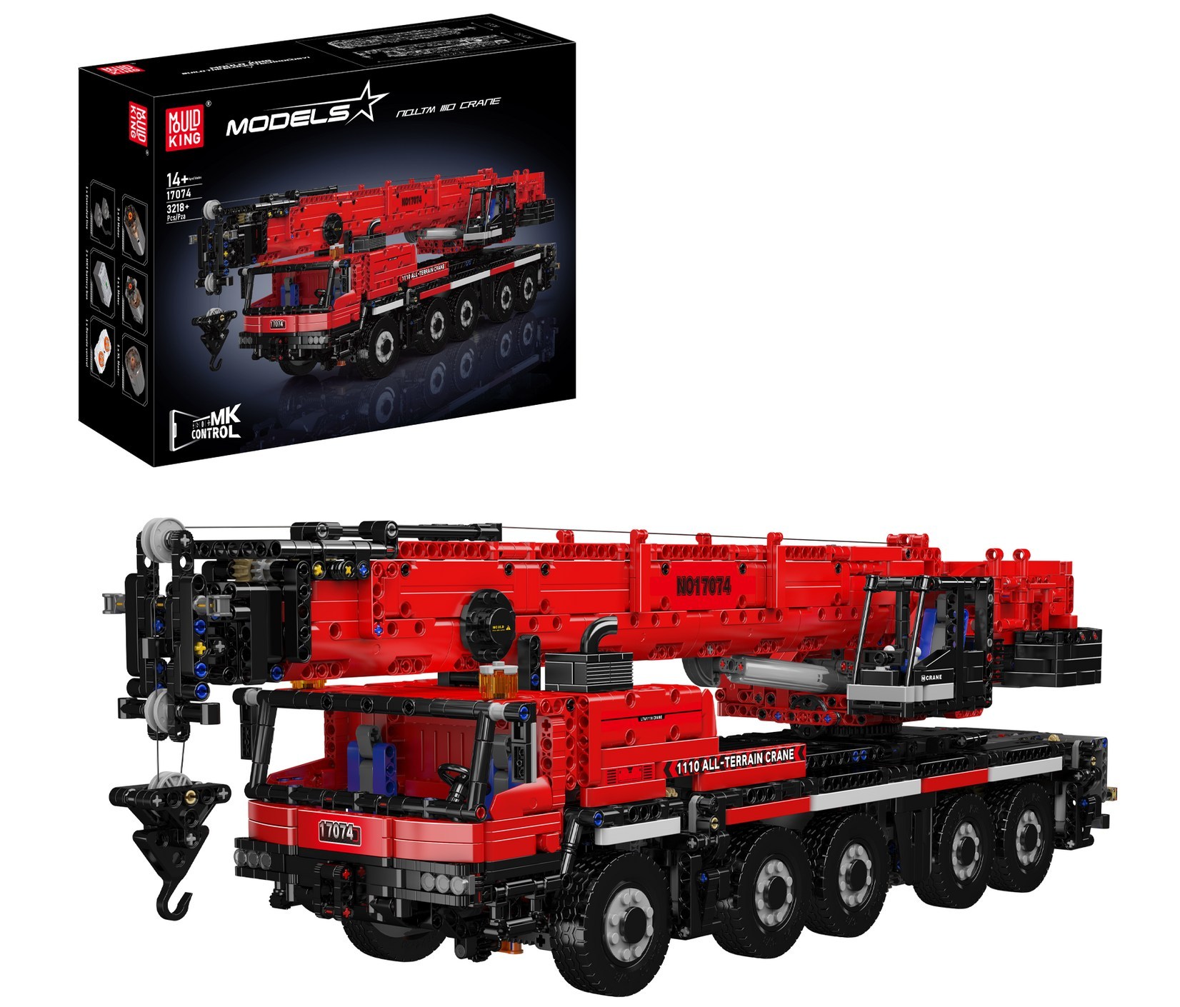 Mobiler Schwerlastkran LTM 1110 (rot)