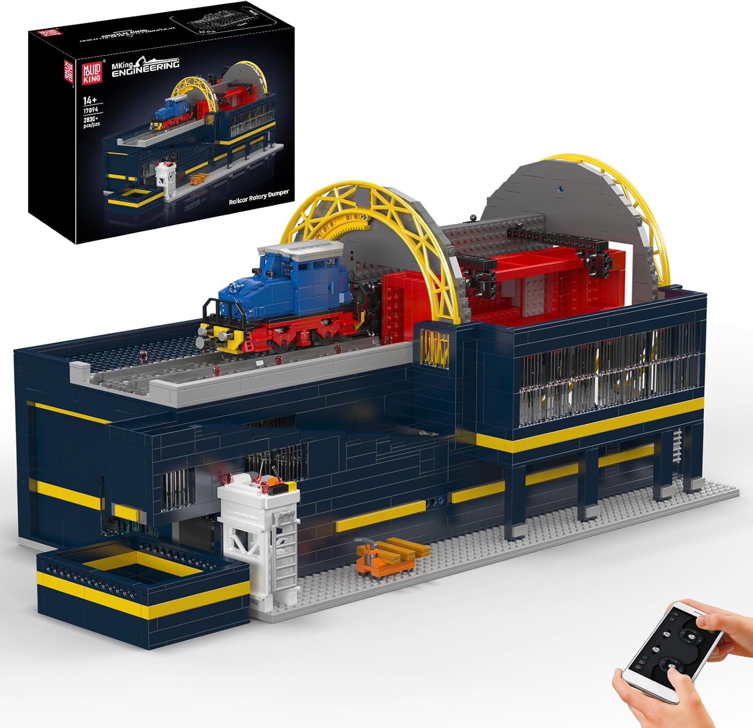 Eisenbahnwagen Drehkipper